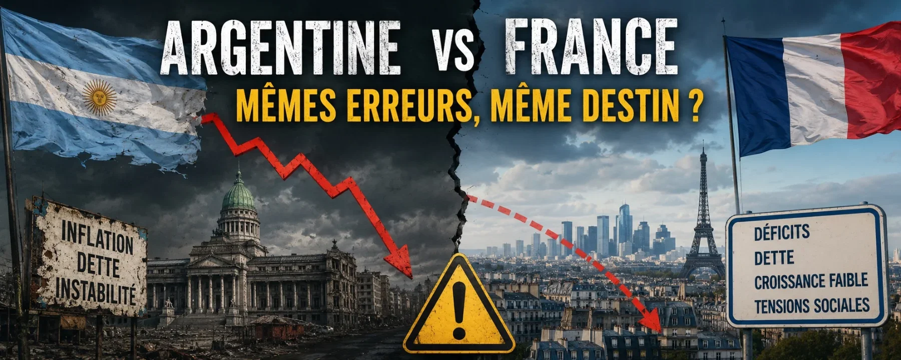 Illustration de l’article « La France peut-elle suivre la trajectoire de l’Argentine ? »